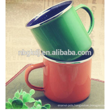 custom enamel coating colorful mugs and cups & Chinese enamelware